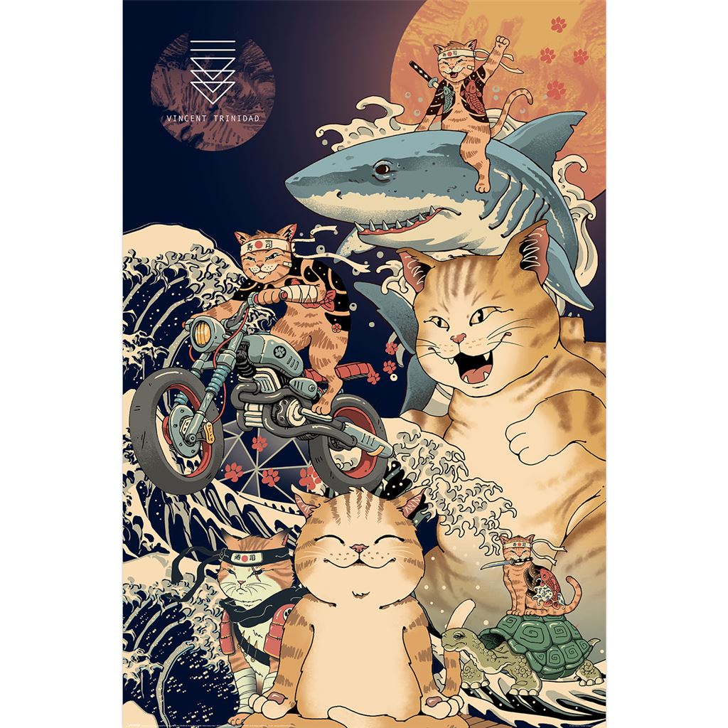 Vincent Trinidad (Catana Montage) Maxi Poster - Inspire Newquay