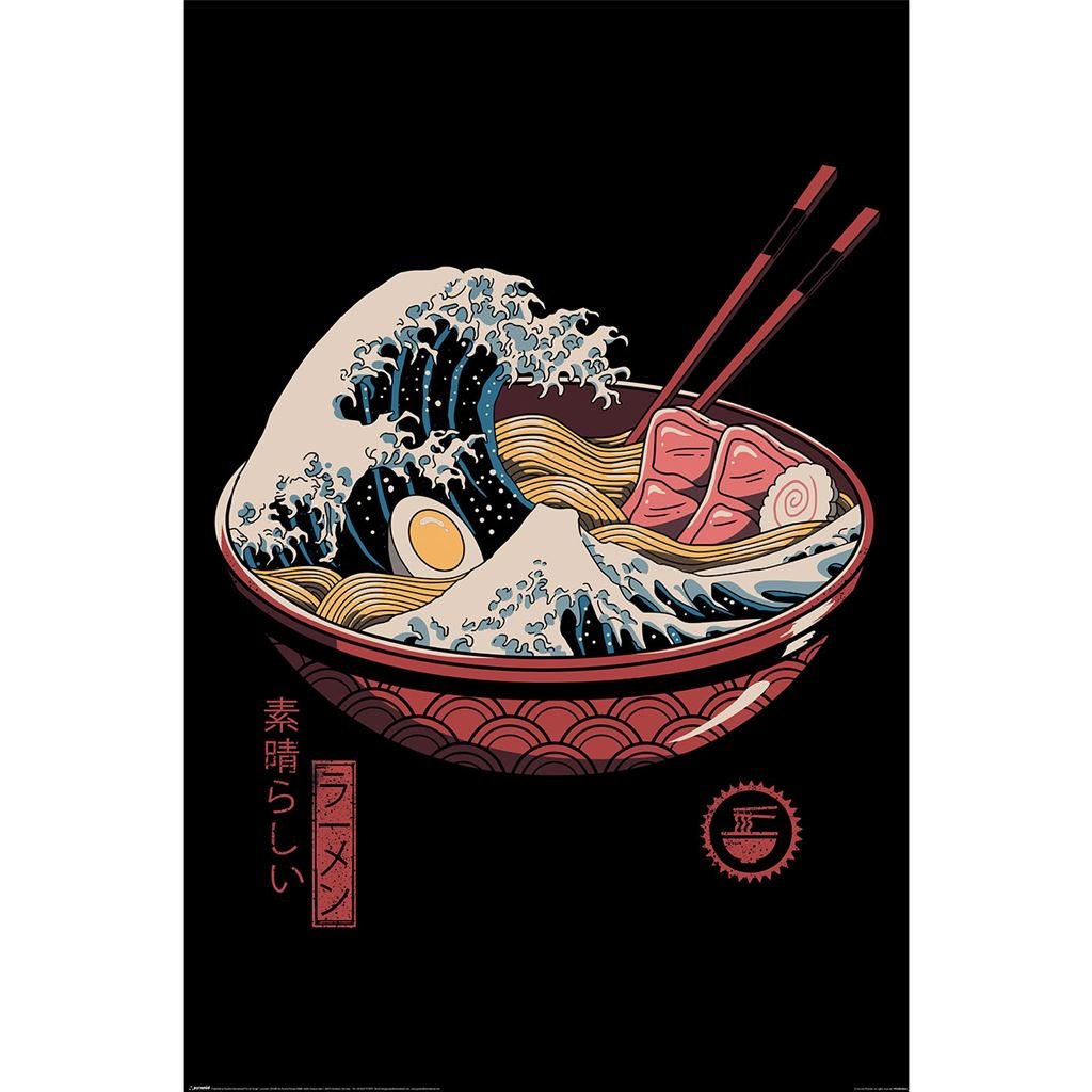 Vincent Trinidad (Great Ramen Wave) Maxi Poster - Inspire Newquay