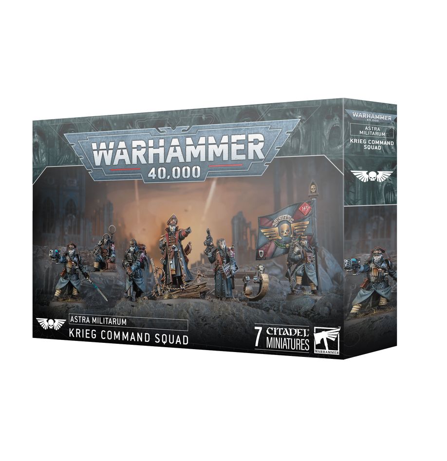 Warhammer 40k Astra Militarum Krieg Command Squad - Inspire Newquay