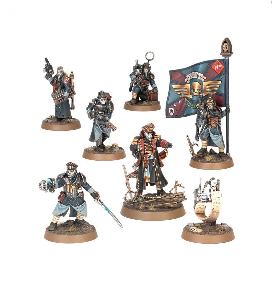 Warhammer 40k Astra Militarum Krieg Command Squad - Inspire Newquay