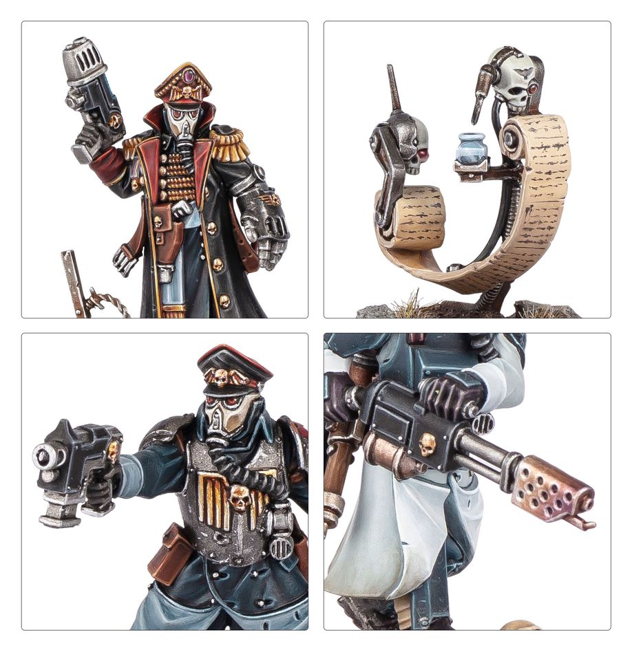 Warhammer 40k Astra Militarum Krieg Command Squad - Inspire Newquay