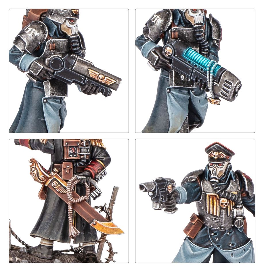 Warhammer 40k Astra Militarum Krieg Command Squad - Inspire Newquay