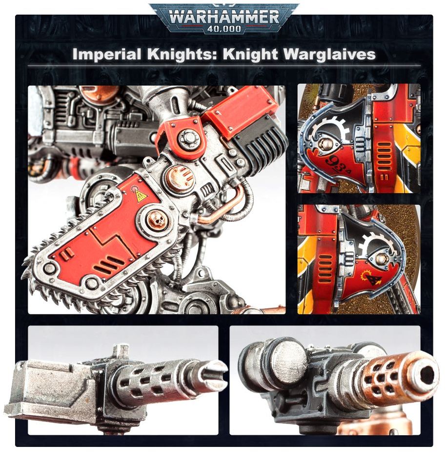 Warhammer 40k Imperial Knights: Knight Armigers / Warglaives