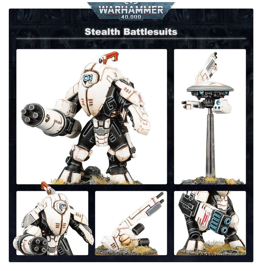 Warhammer 40k: T'AU Empire: Stealth Battlesuits - Inspire Newquay