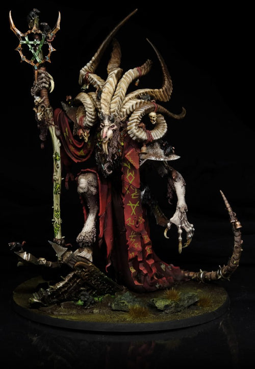 Prophète Rat Cornu Games Workshop Warhammer Age Of Sigmar Skaven Vizzik Skour Prophète Du Rat Cornu