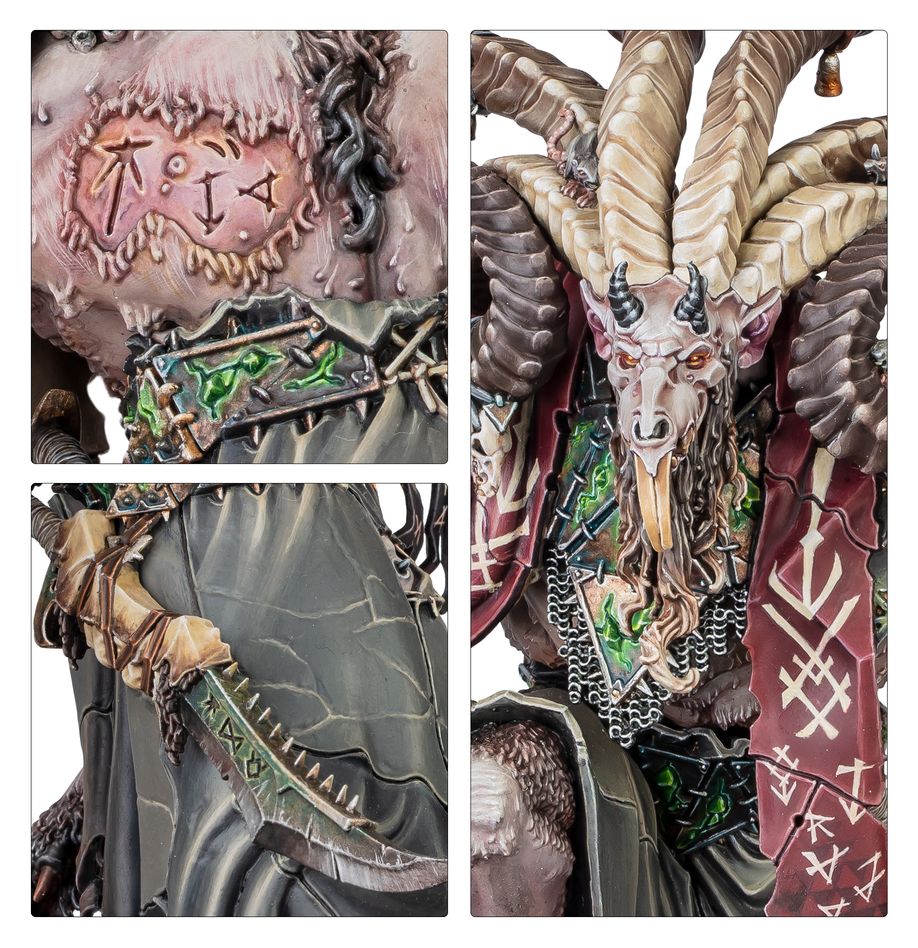 Warhammer AOS: Skaven: Vizzik Skour, Prophet of the Horned Rat - Inspire Newquay