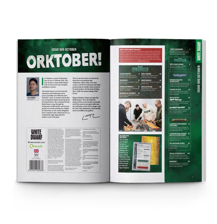 Warhammer White Dwarf 505 - Inspire Newquay