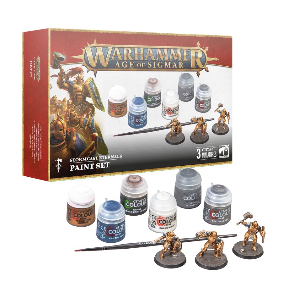 Warhammer:Age of Sigmar: Stormcast Eternals Paints Set - Inspire Newquay