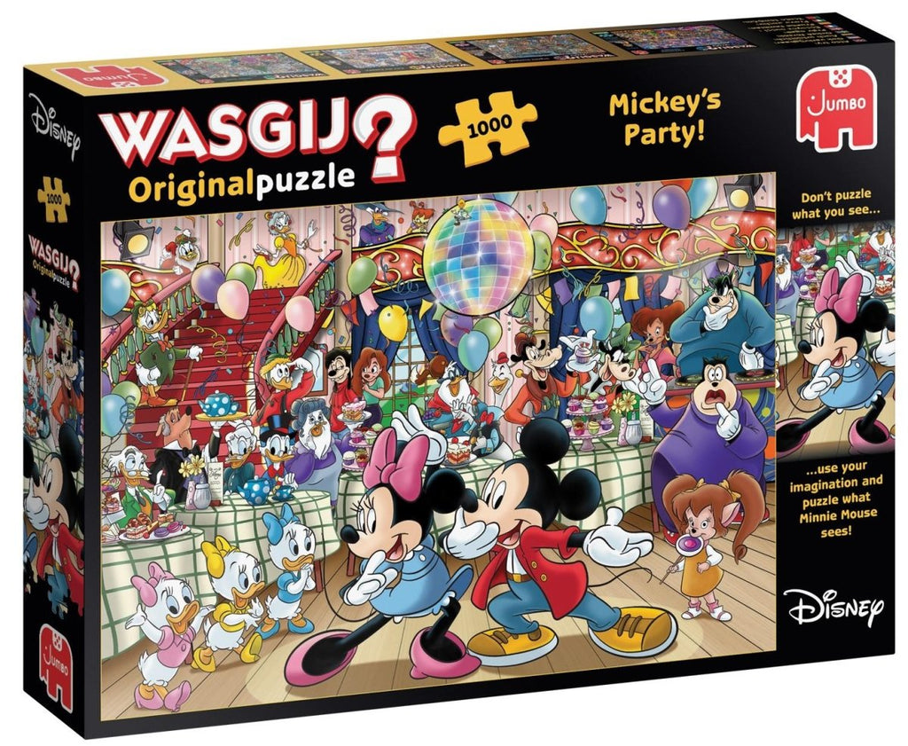 Wasgij - Original Disney Mickey's Party! - 1000 Piece Jigsaw Puzzle - Inspire Newquay