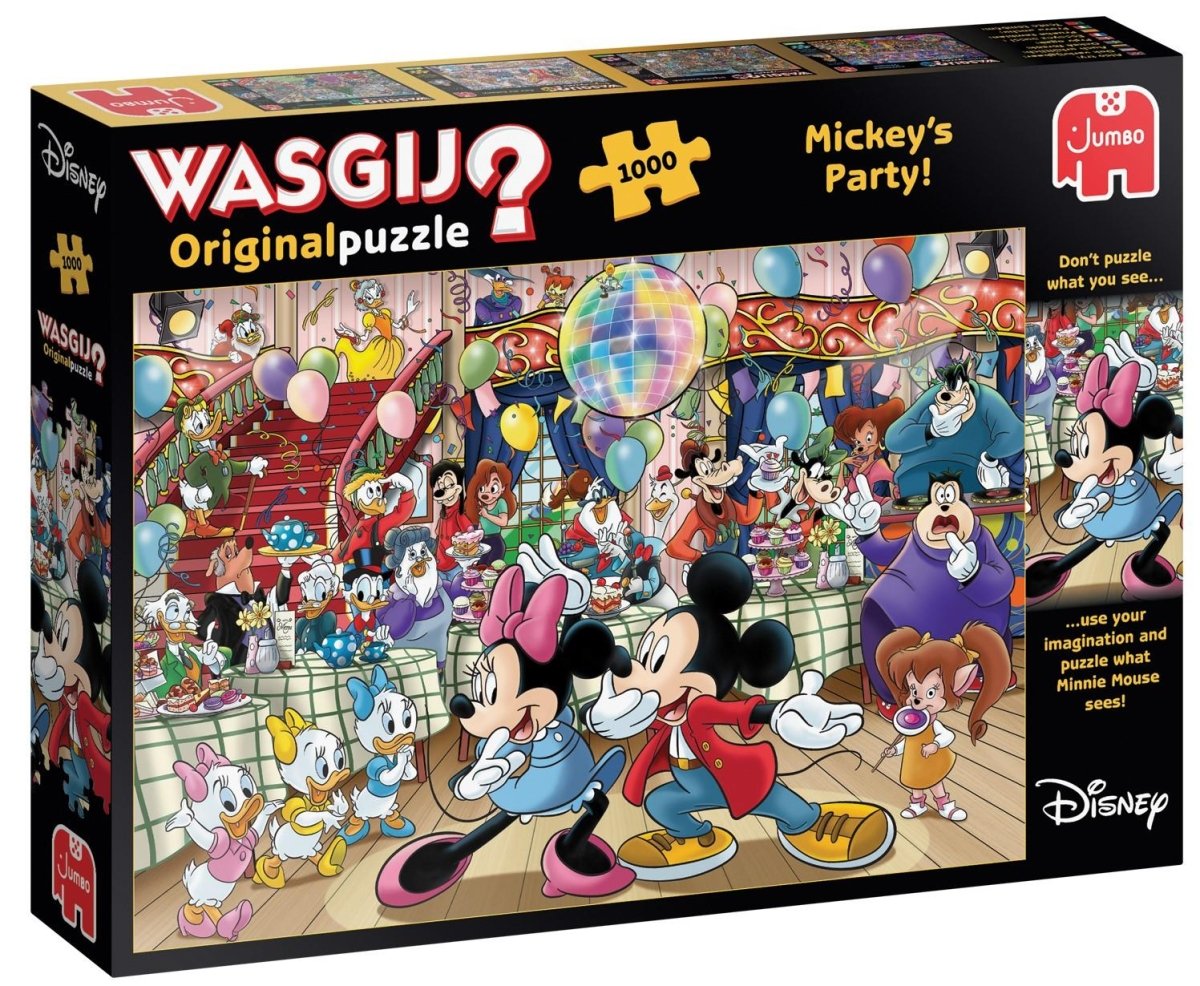 Wasgij - Original Disney Mickey's Party! - 1000 Piece Jigsaw Puzzle - Inspire Newquay