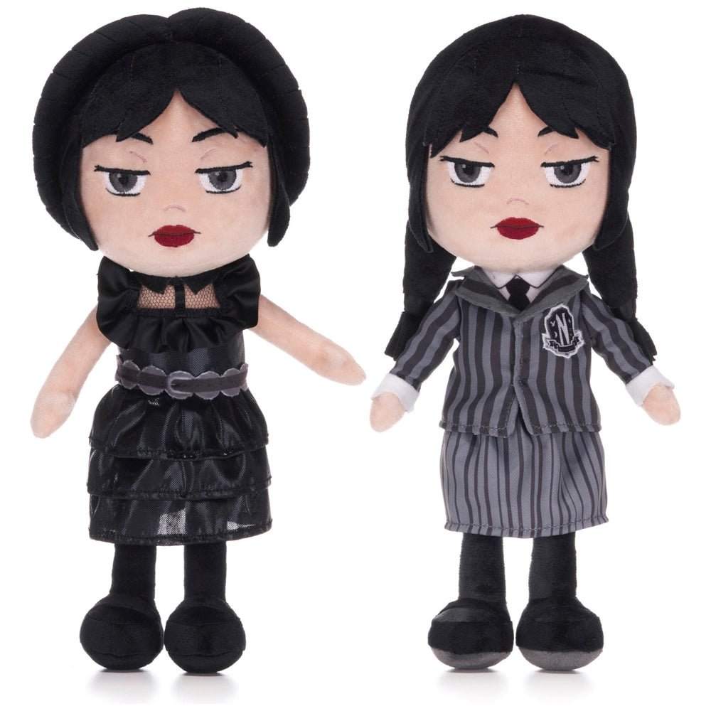 Wednesday Addams 32cm Plush Doll Assortment (1 Random Supplied) - Inspire Newquay