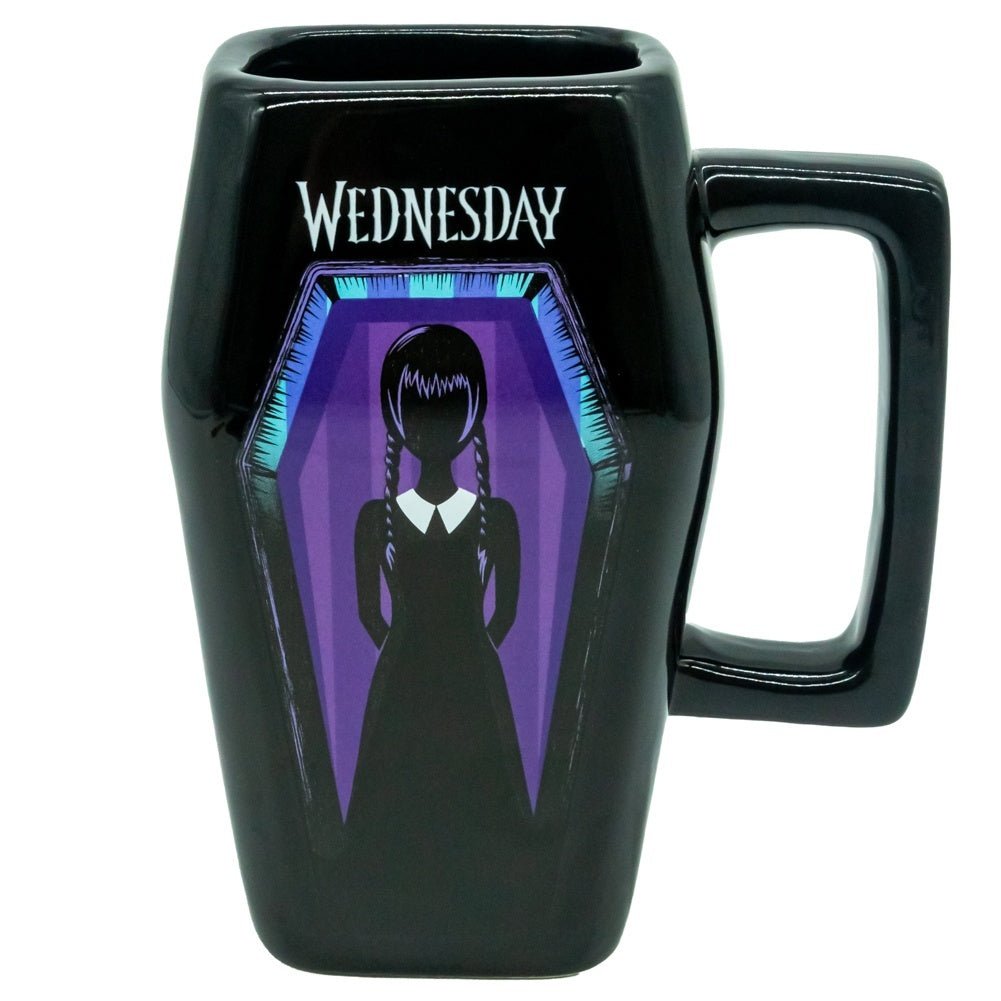 Wednesday Coffin Shaped 3D Sculpted Ceramic Mug - Inspire Newquay
