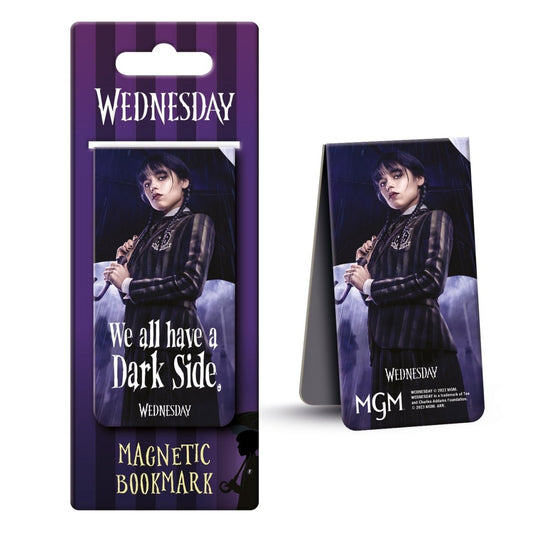 Wednesday (Dark Side) Magnetic Bookmark - Inspire Newquay