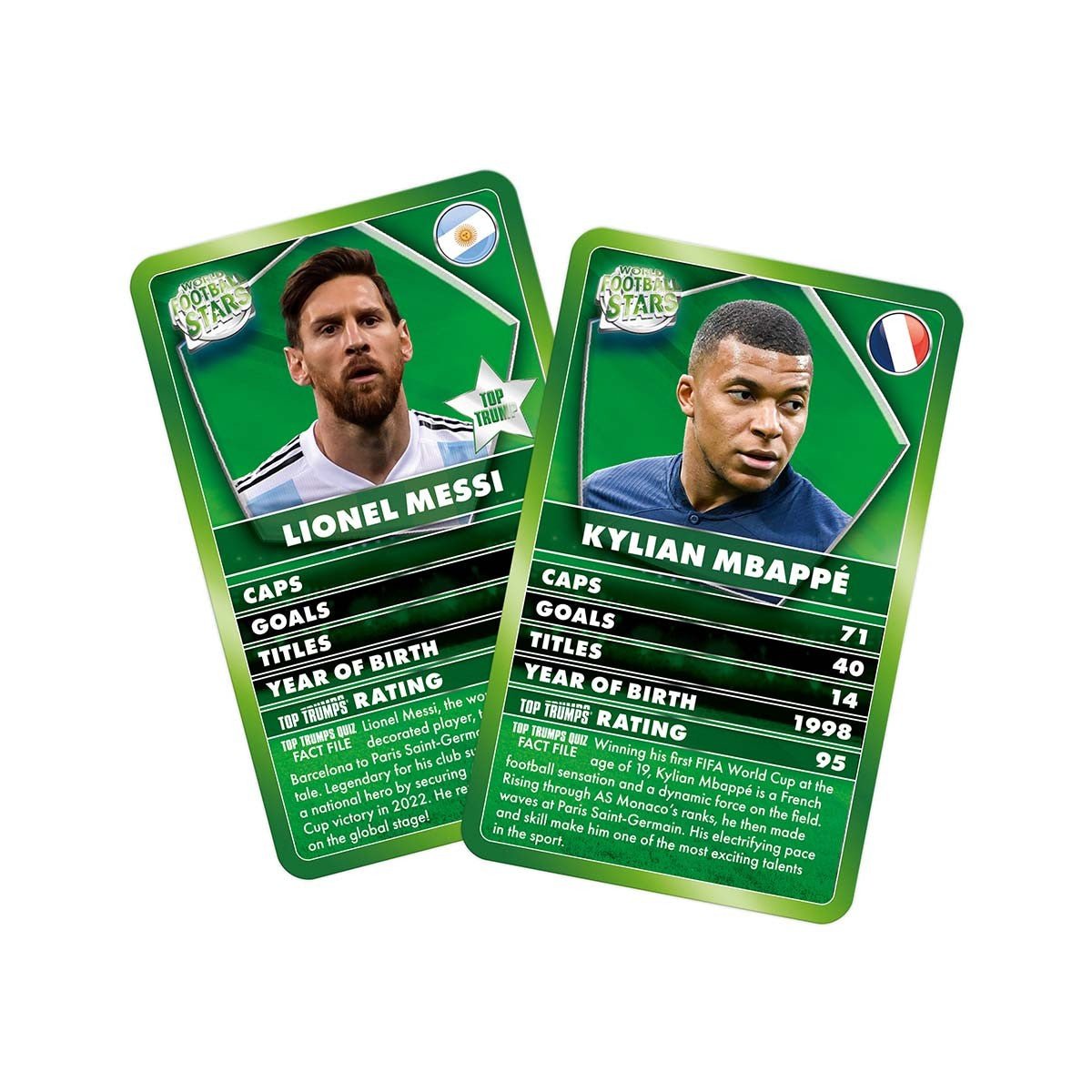World Football Stars Green Top Trumps Specials - Inspire Newquay