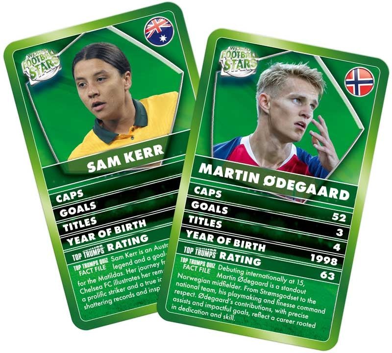 World Football Stars Green Top Trumps Specials - Inspire Newquay