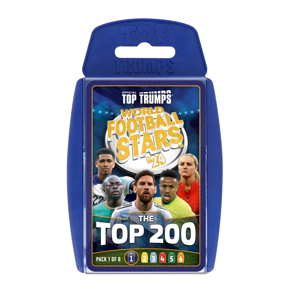 World Football Stars Top 200 - Pack 1 Top Trumps Card Game - Inspire Newquay