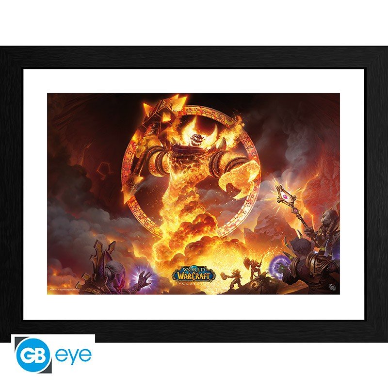 WORLD OF WARCRAFT - Framed print "Ragnaros" (30x40) - Inspire Newquay