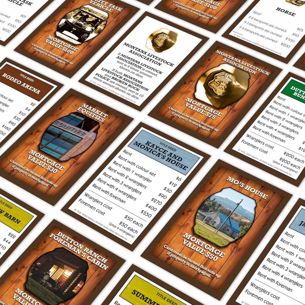 Yellowstone Monopoly Board Game - Inspire Newquay