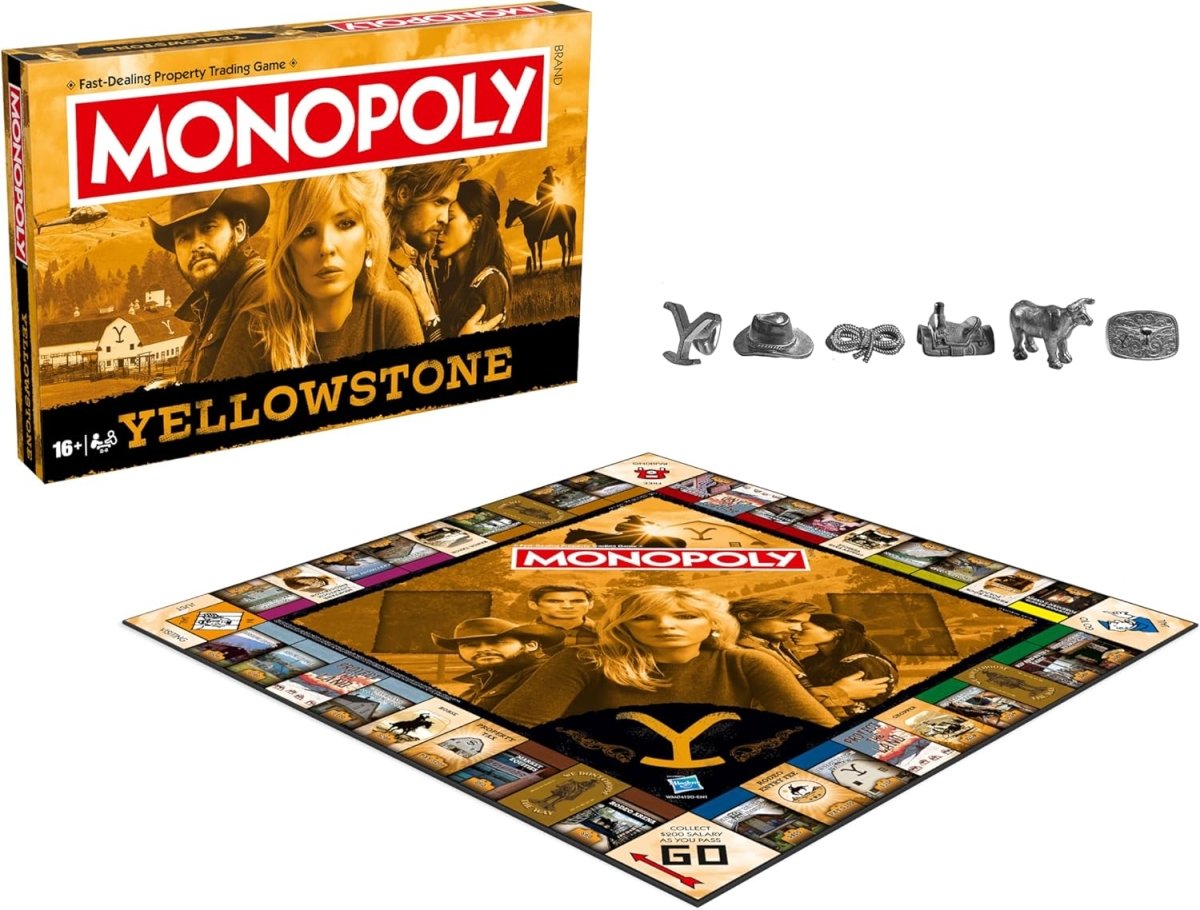 Yellowstone Monopoly Board Game - Inspire Newquay