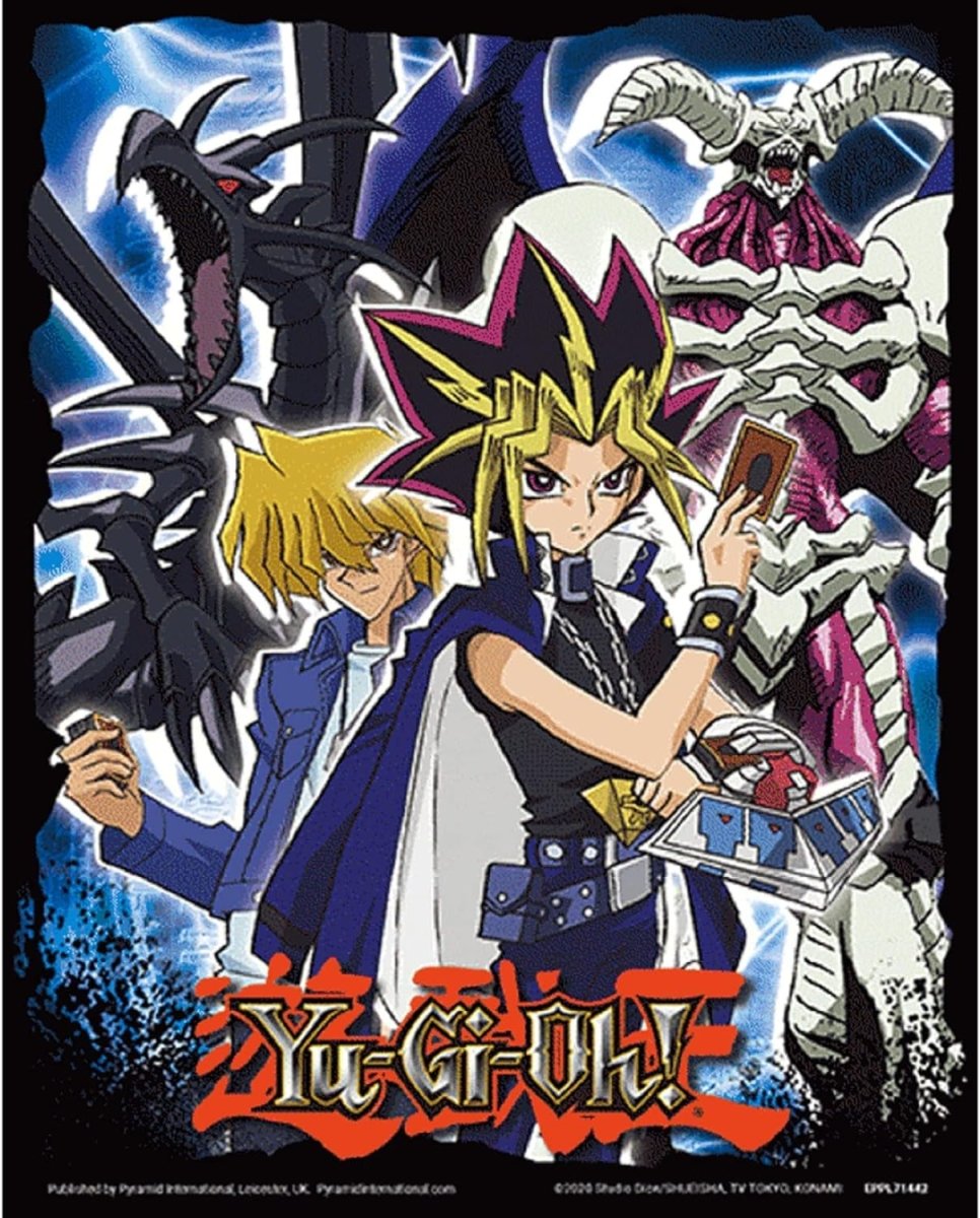 YU-GI-OH! 3D Lenticular Poster (Black Skull Dragon Design) 25cm x 20cm Loose Poster - Inspire Newquay
