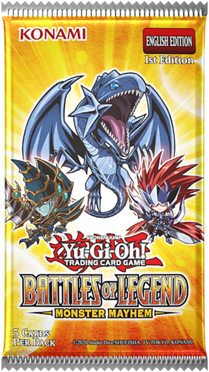 Yu - Gi - Oh! Battles Of Legend Monster Mayhem Booster Pack (1 SUPPLIED) - Inspire Newquay
