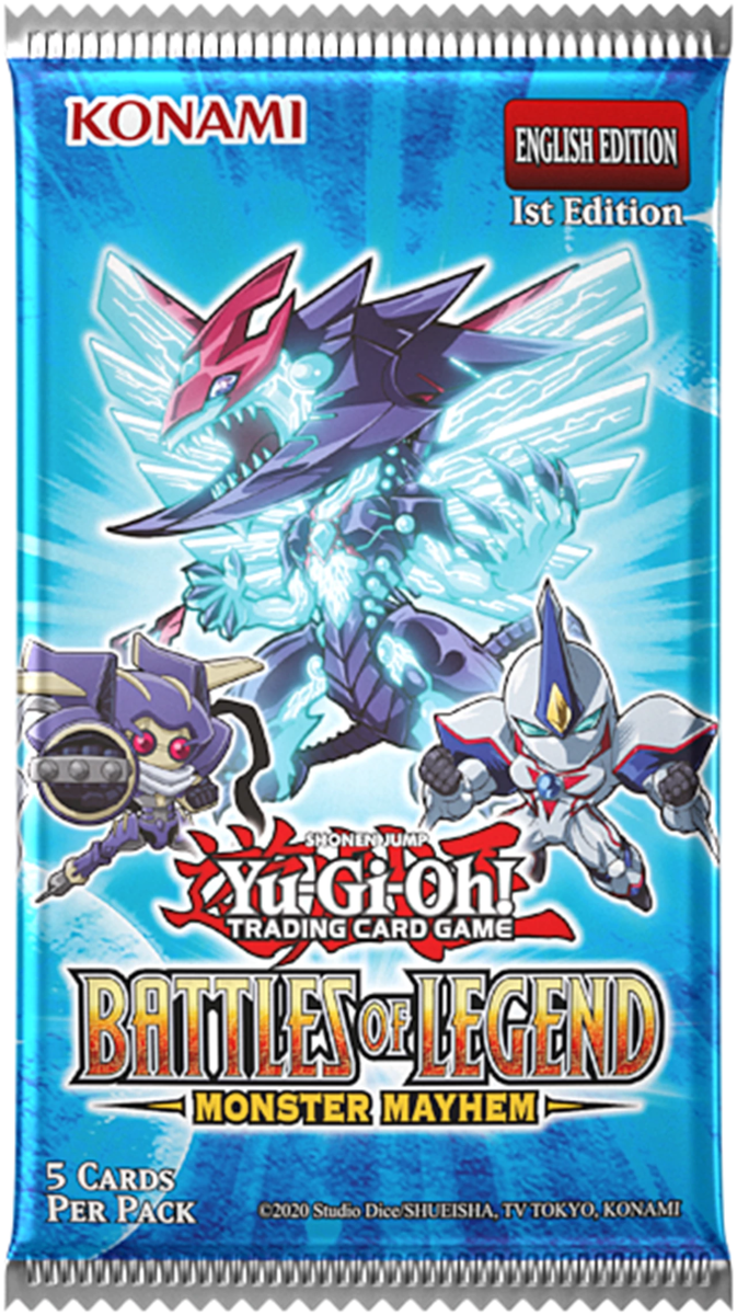 Yu - Gi - Oh! Battles Of Legend Monster Mayhem Booster Pack (1 SUPPLIED) - Inspire Newquay