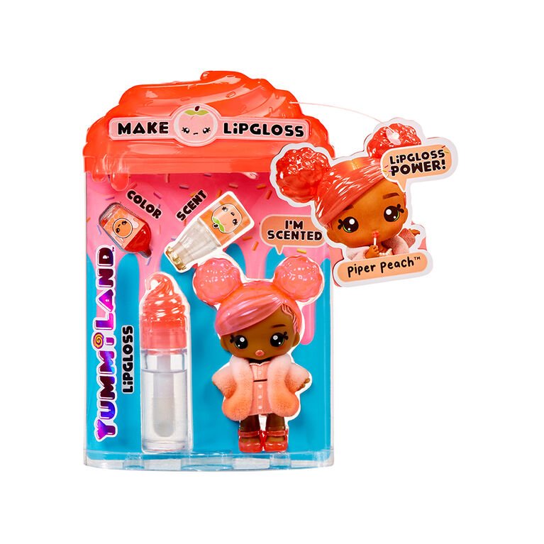 Yummiland Lipgloss Doll - Piper Peach - Inspire Newquay