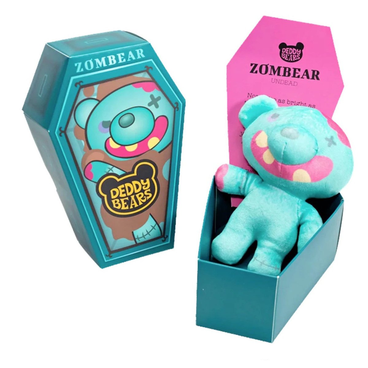 Zombear In Coffin Deddy Bear Small Plush Box - Inspire Newquay