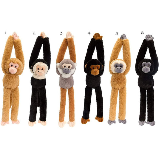 40cm Keeleco Hanging Monkeys 6 Assorted (One Supplied) - Inspire Newquay
