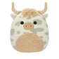 7.5" Borsa The Grey Spotted Highland Cow Squishmallows Plush - Inspire Newquay
