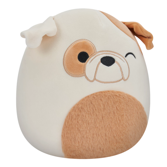 7.5" Brock Winking Bulldog Squishmallows Plush - Inspire Newquay