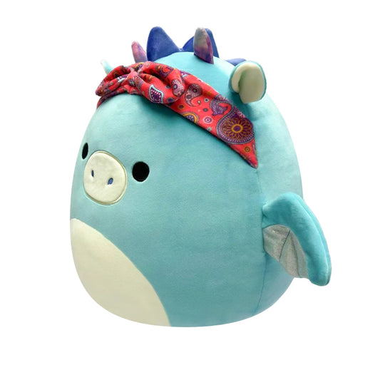 7.5" Tatiana The Dark Teal Dragon Squishmallows Plush - Inspire Newquay