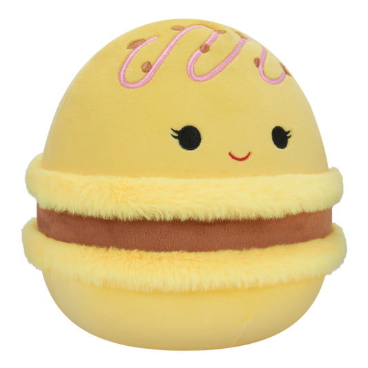 7.5" Visconti Lemon And Chocolate Macaron Squishmallows Plush - Inspire Newquay