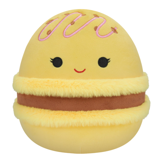 7.5" Visconti Lemon And Chocolate Macaron Squishmallows Plush - Inspire Newquay