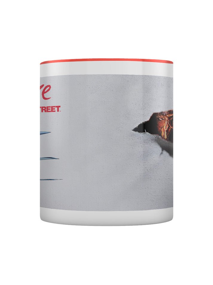 A Nightmare On Elm Street (Ripped) Red 11Oz/315Ml Coloured Inner Mug - Inspire Newquay