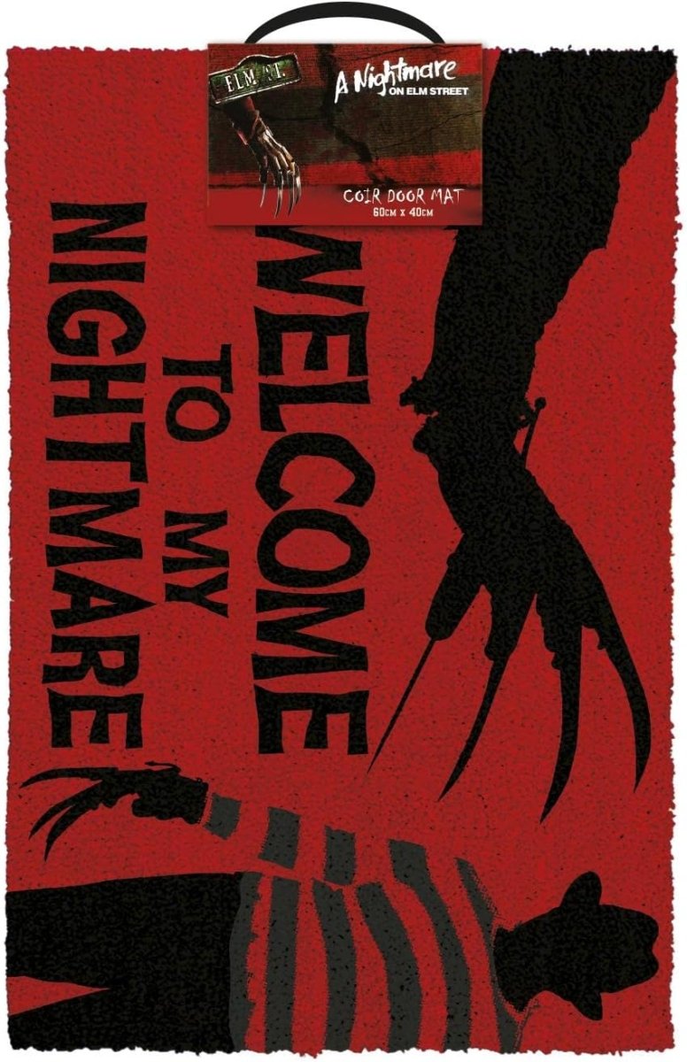 A Nightmare On Elm Street (Welcome Nightmare) Doormat 60x40cm - Inspire Newquay