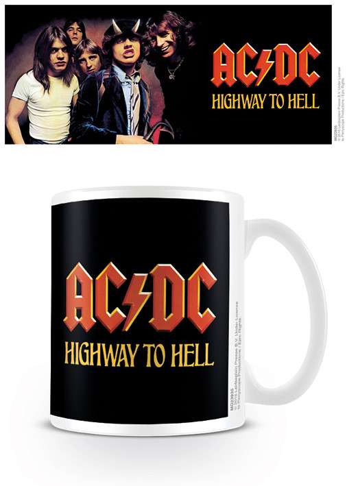 AC/DC Highway to Hell Ceramic Mug - Inspire Newquay