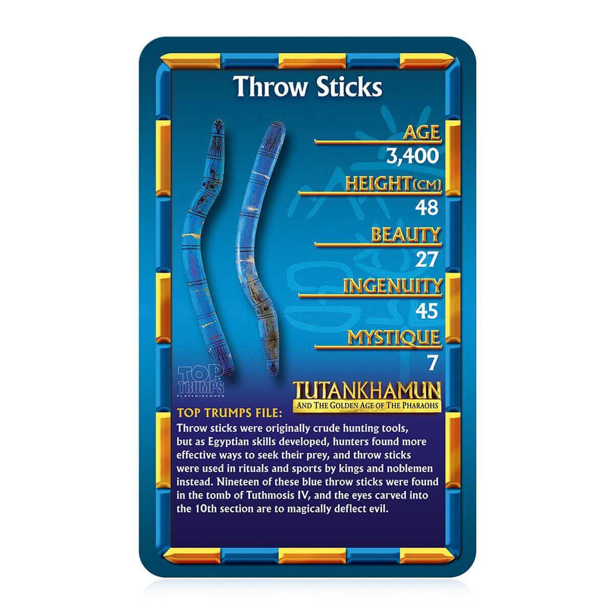 Ancient Egypt Top Trumps Card Game - Inspire Newquay