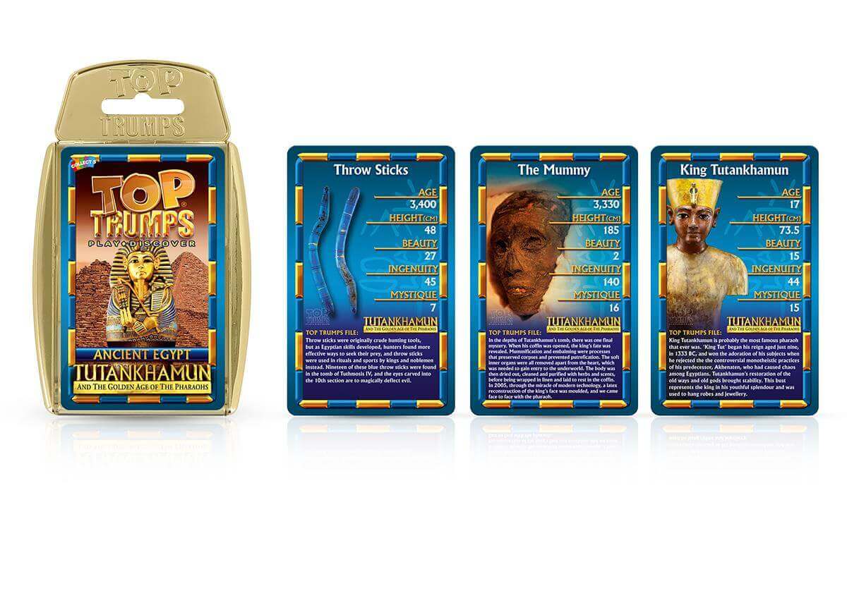 Ancient Egypt Top Trumps Card Game - Inspire Newquay