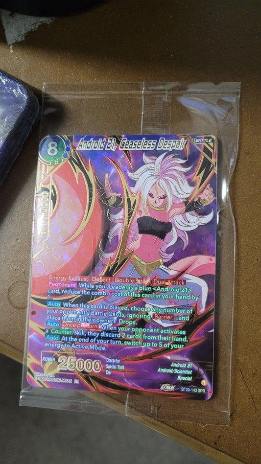 Android 21, Ceaseless Despair (BT20-143 SPR) Power Absorbed Sealed - Inspire Newquay