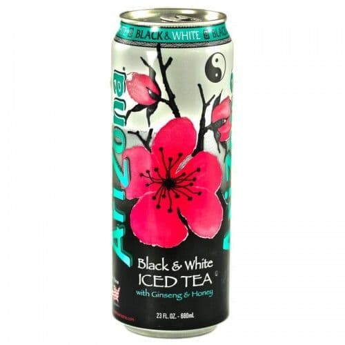 Arizona Black & White Tea 23oz 680ml - Inspire Newquay