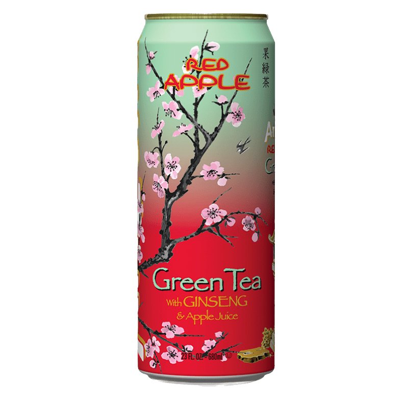 Arizona Red Apple Green Tea 680ml Can - Inspire Newquay