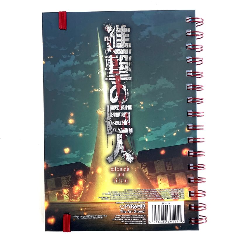 Attack On Titan S4 - A5 Notebook - Inspire Newquay