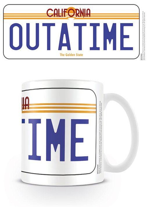 Back To The Future OUTATIME Ceramic Mug - Inspire Newquay