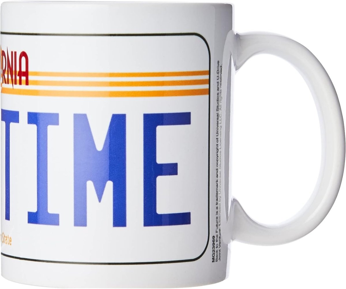 Back To The Future OUTATIME Ceramic Mug - Inspire Newquay