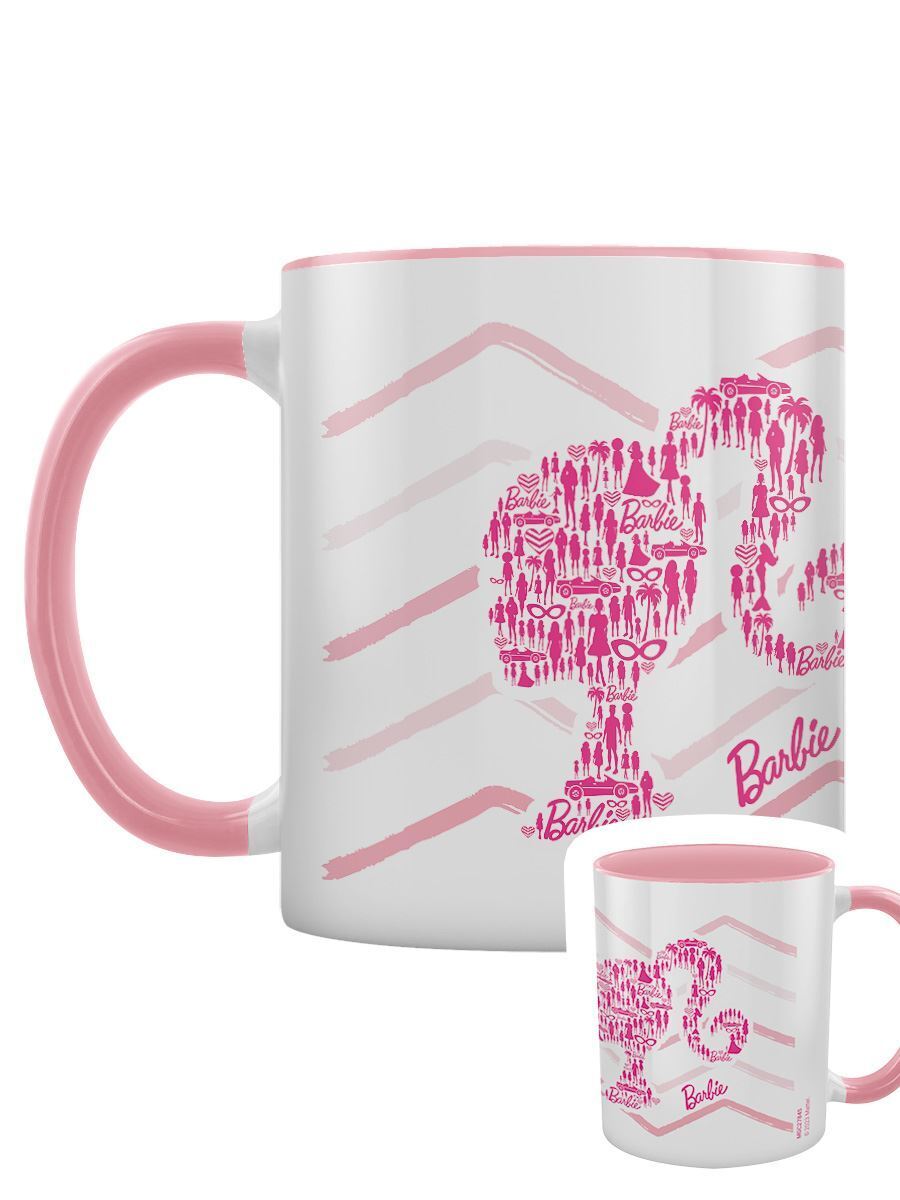 Barbie Head Coloured Inner Mug - Inspire Newquay