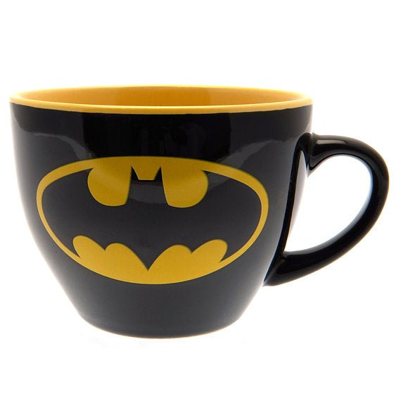 Batman (Symbol) Cappuccino Mug And Stencil - Inspire Newquay