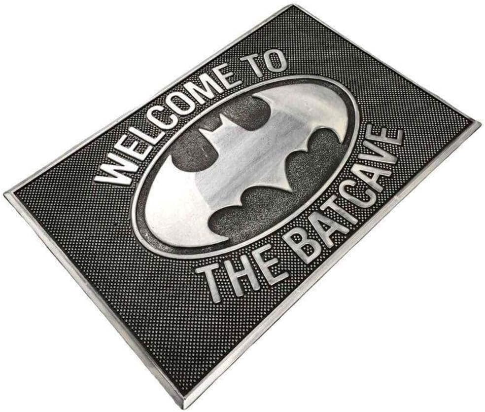 Batman (Welcome To The Batcave) 60 x 40cm Rubber Doormat - Inspire Newquay