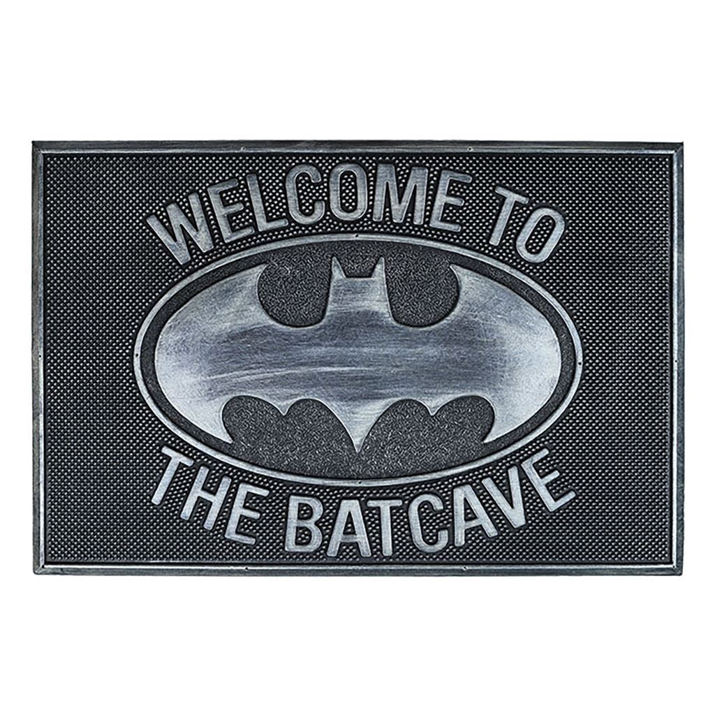 Batman (Welcome To The Batcave) 60 x 40cm Rubber Doormat - Inspire Newquay