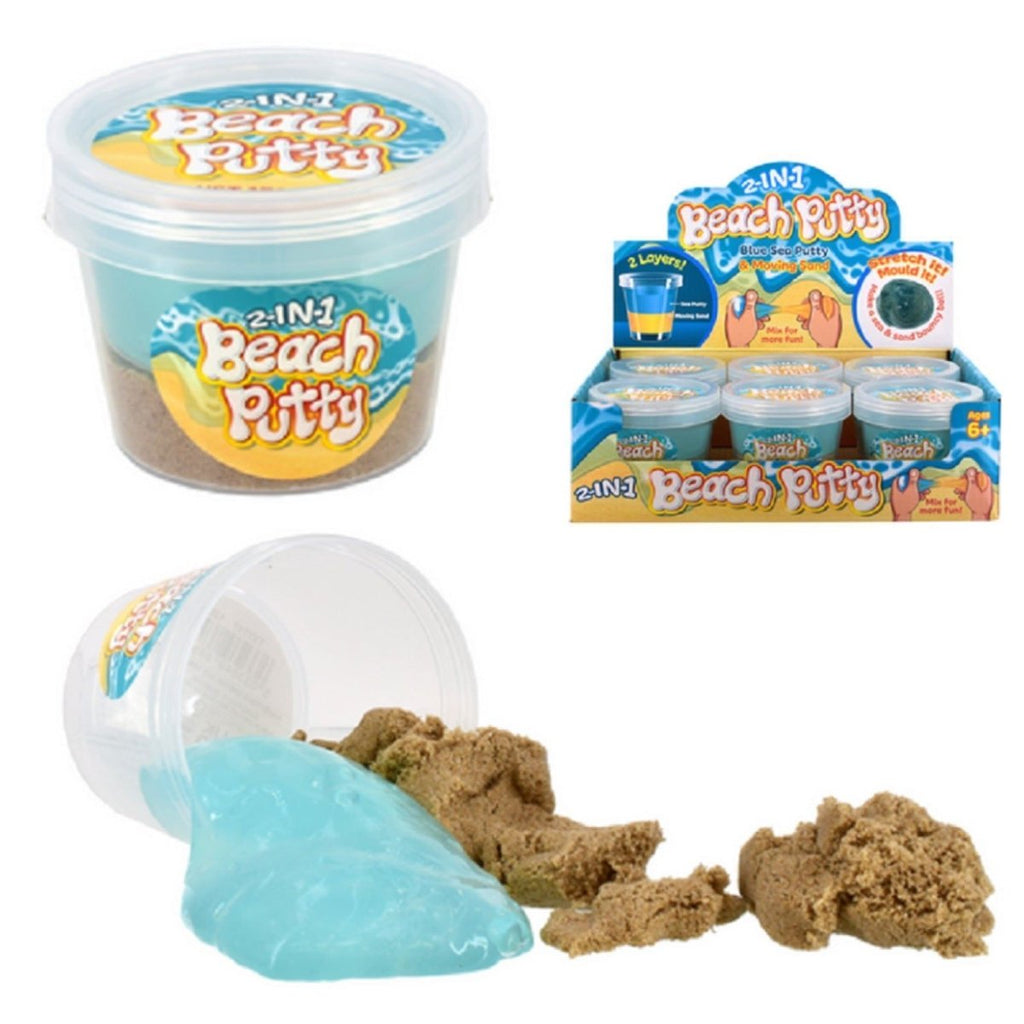 Beach Slime - Putty & Moving Sand In Display Box - Inspire Newquay